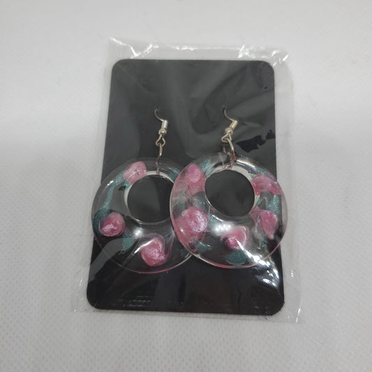 Floral earrings