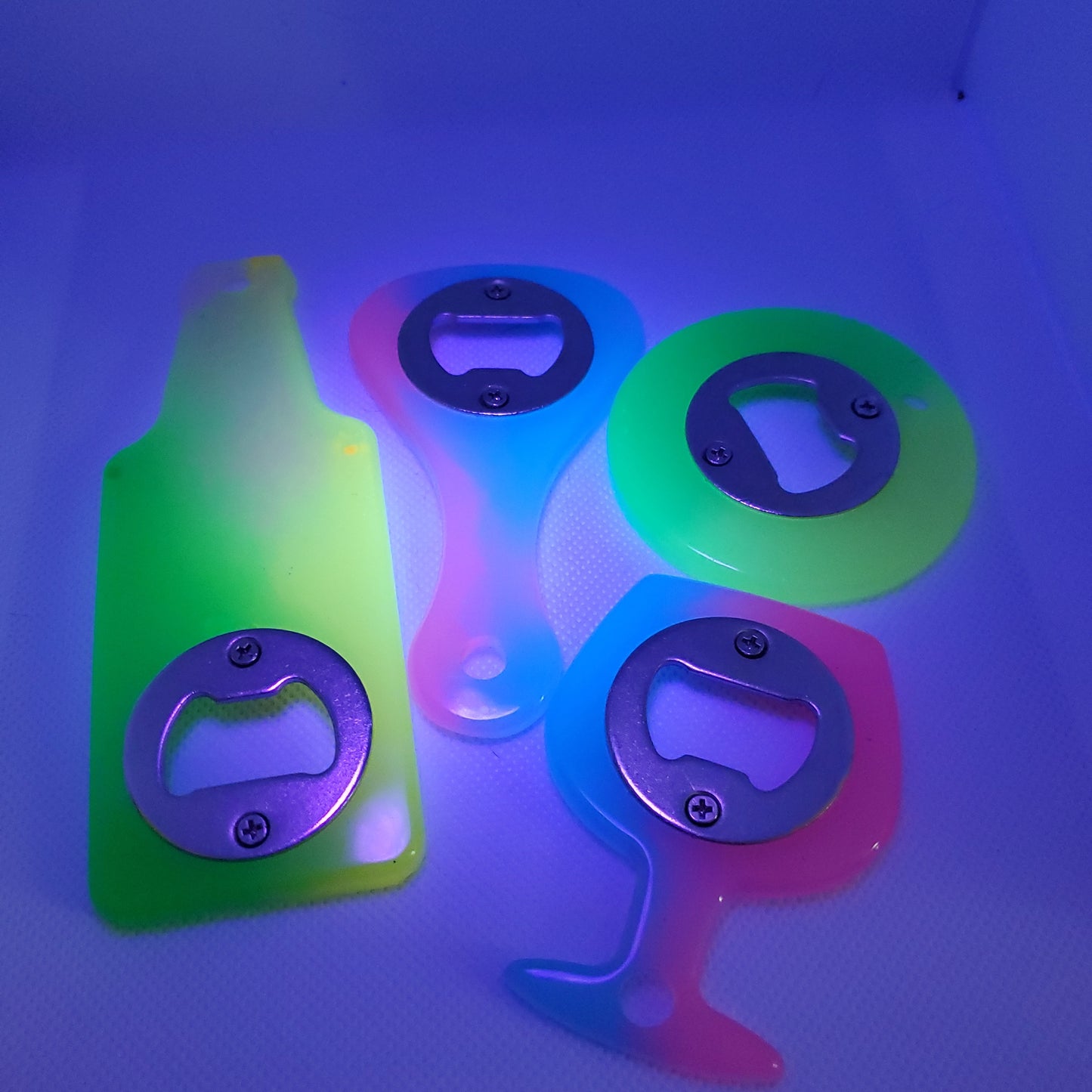 Blacklight Bottle Openers