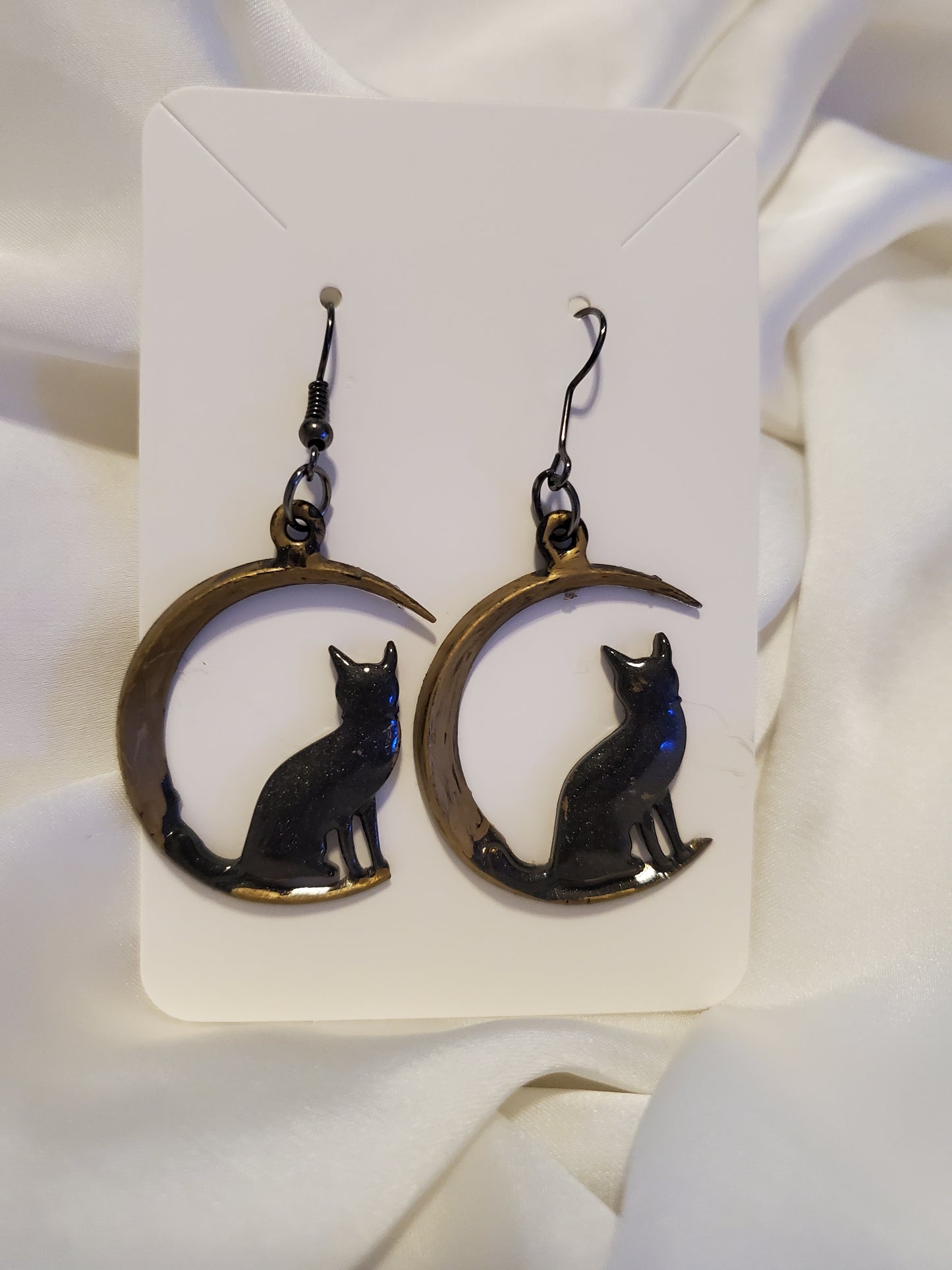 Black Cat Earrings