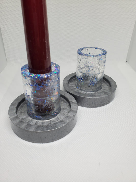 Snowflake Candle Holders (Pair)