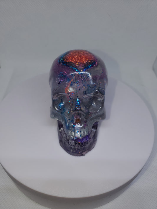 Mini Art Skull - "Glitter Girl"