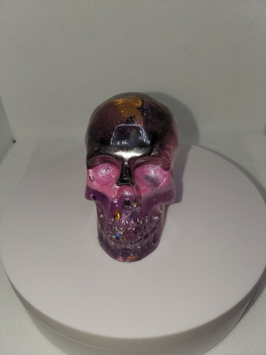 Mini Art Skull - "Pink Punk"