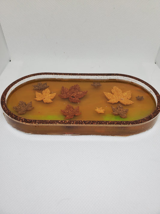 Fall Leaves Trinket Tray