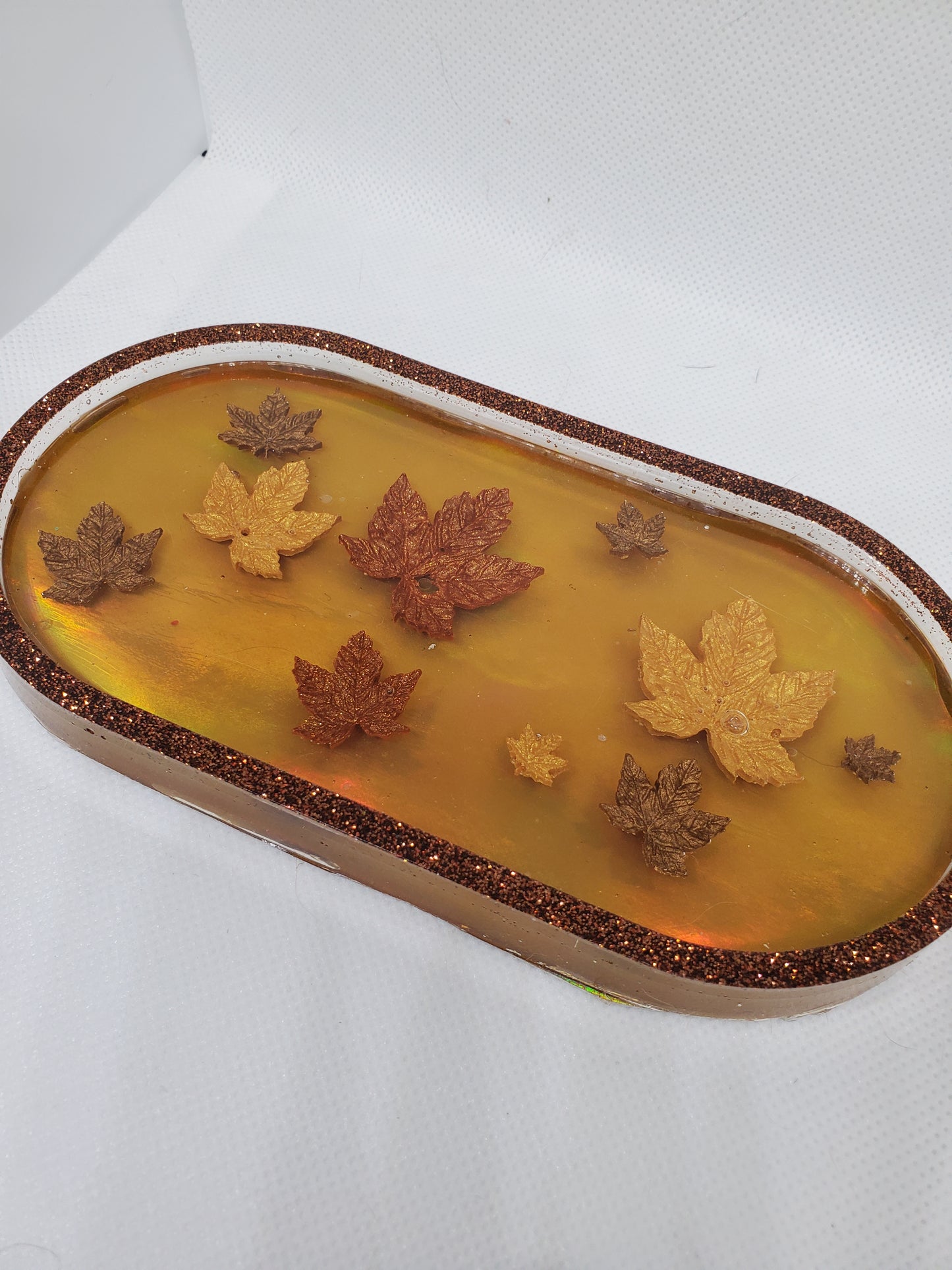 Fall Leaves Trinket Tray