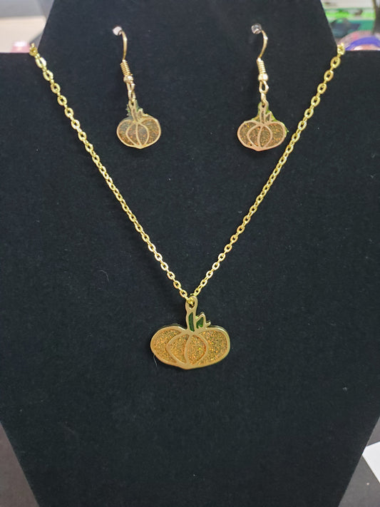 Harvest Pumpkin Pendant Set