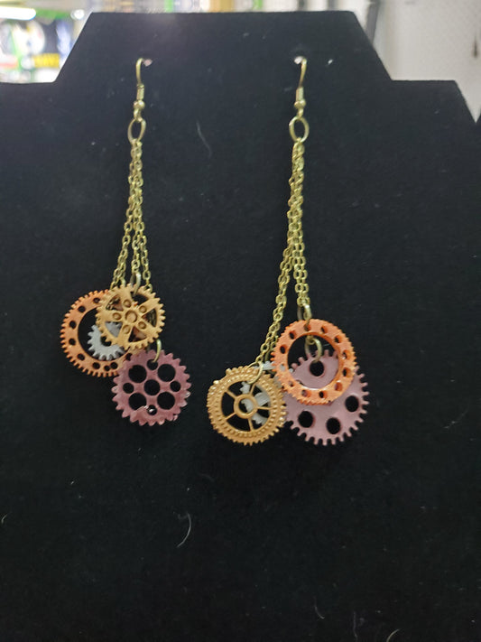 Steampunk Dangle Earrings